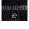 8115N12C5V0M65 GORRO LANA VANISADO LOGO STONE ISLAND F7M ANTRACITA