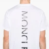 8C000738390Y CAMISETA LOGO MONCLER S8M   BLANCO