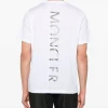 8C000738390Y CAMISETA LOGO MONCLER S8M   BLANCO